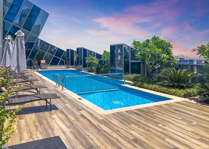 Futuristic Studio13 Min Walk To Burj Khalifa